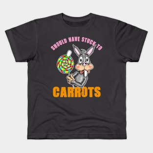 Funny Easter Bunny Candy Kids T-Shirt